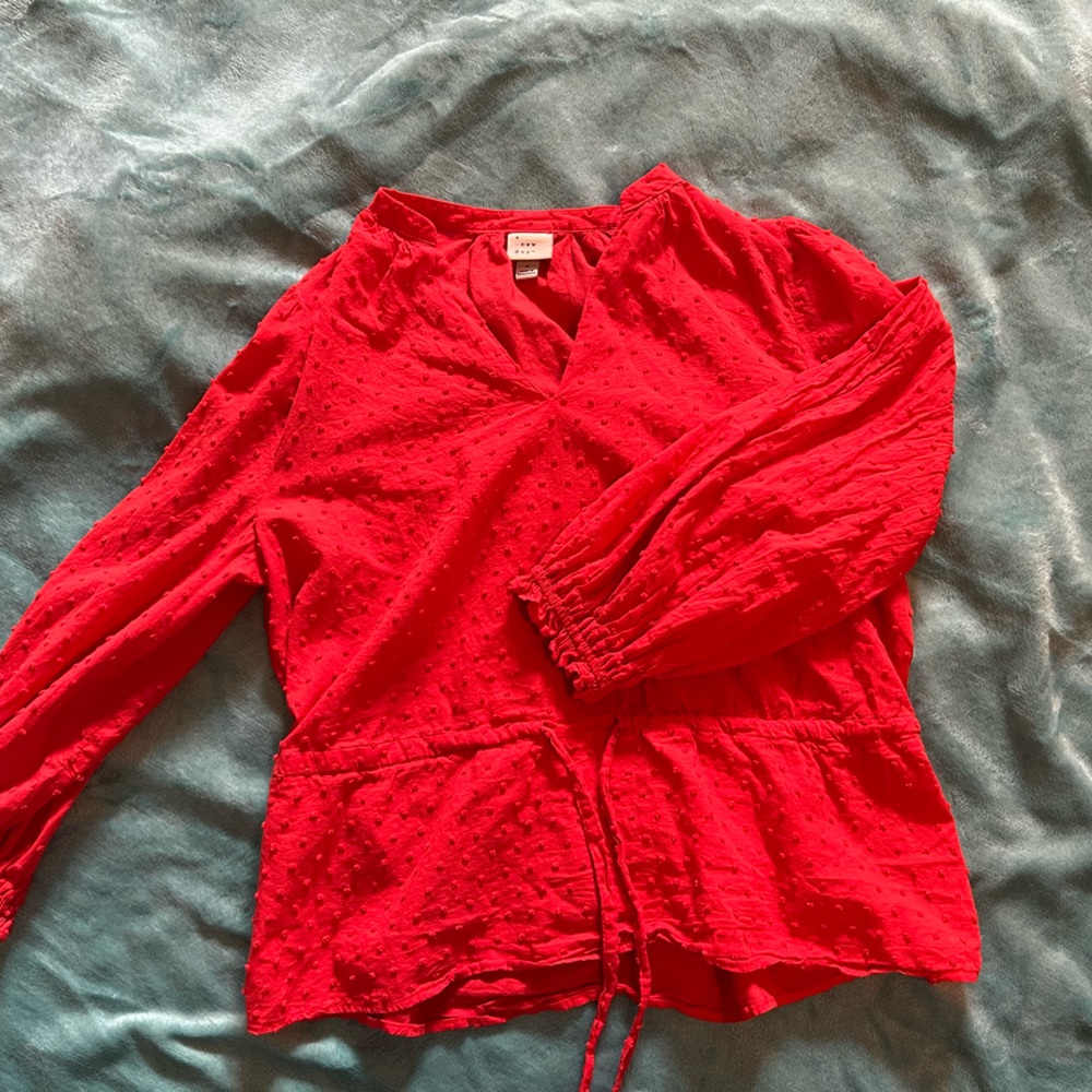 “A New Day” Red Blouse